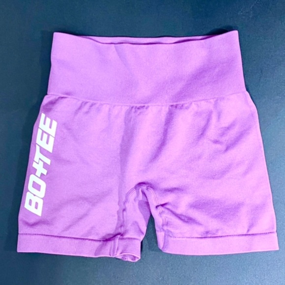 Bo+Tee Pants - Bo+Tee Pink Cycling Shorts